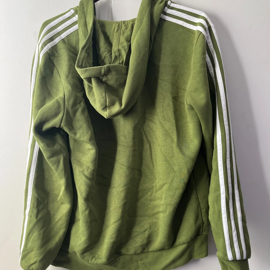Grön Adidas hoodie med dragkedja - 1