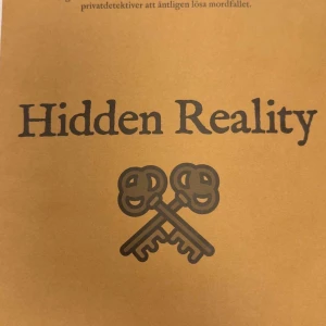 Hidden Reality - Ett mystiskt spel med titeln 'Hidden Reality' Mannen på åkern. Om nån av er vill byta mot nån annan är jag villig! 
