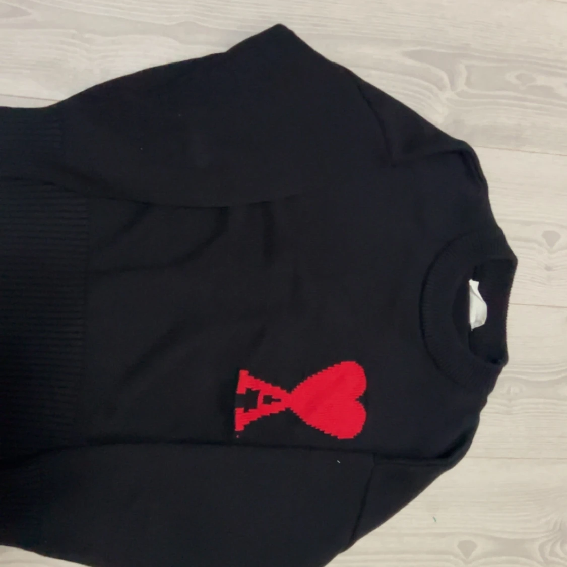 Svart stickad tröja från Ami - 1