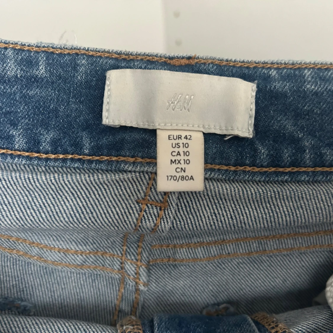 Blå jeansshorts med fransig kant H&M - 3