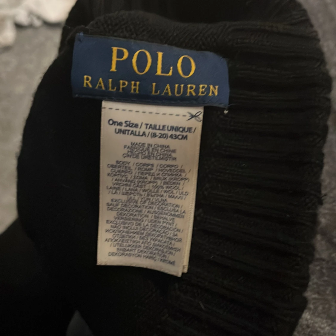 Svart Ralph lauren mössa - 2