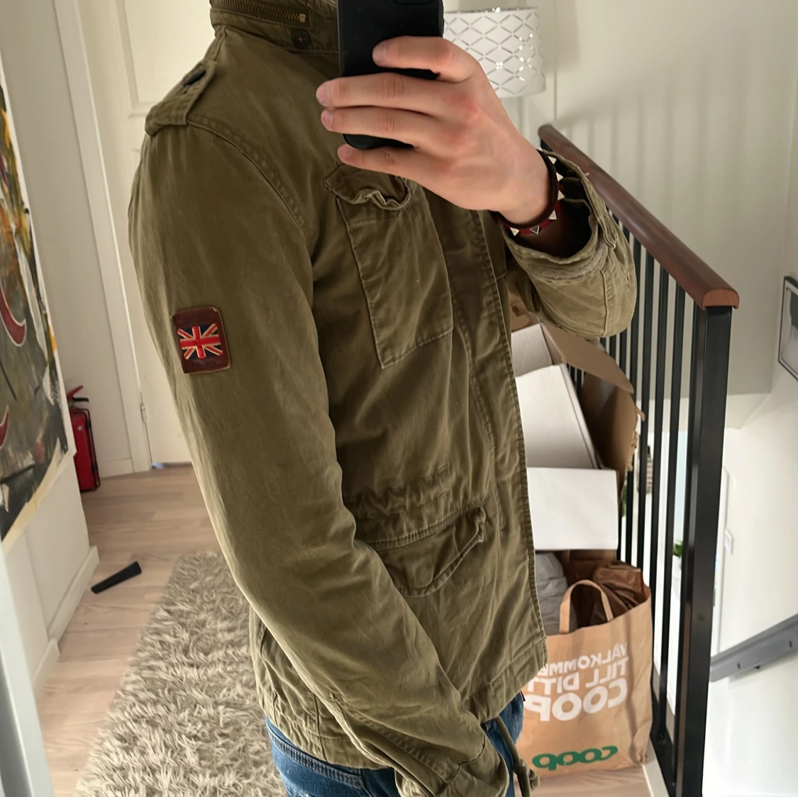 Superdry Fieldjacka militärgrön - 2