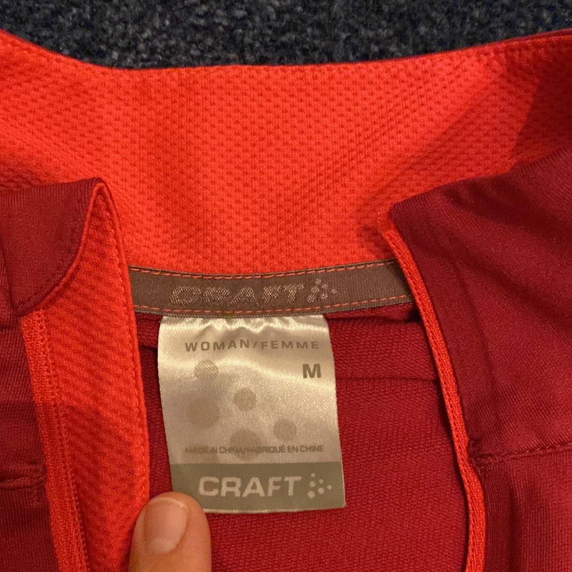 Röd långärmad träningströja Craft - 2