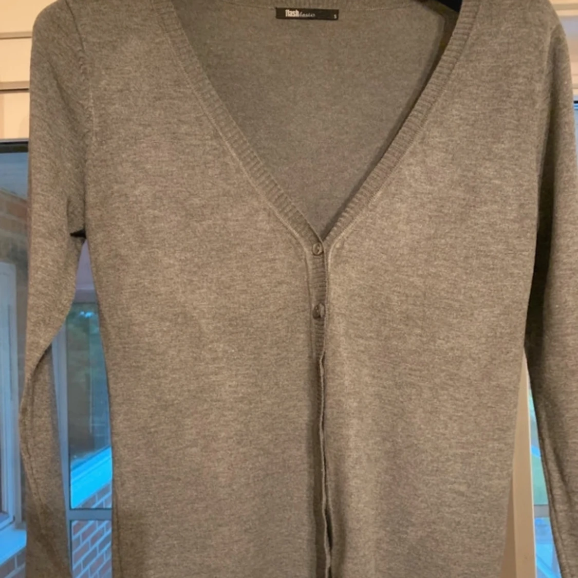 Grå kofta från Flash Basic