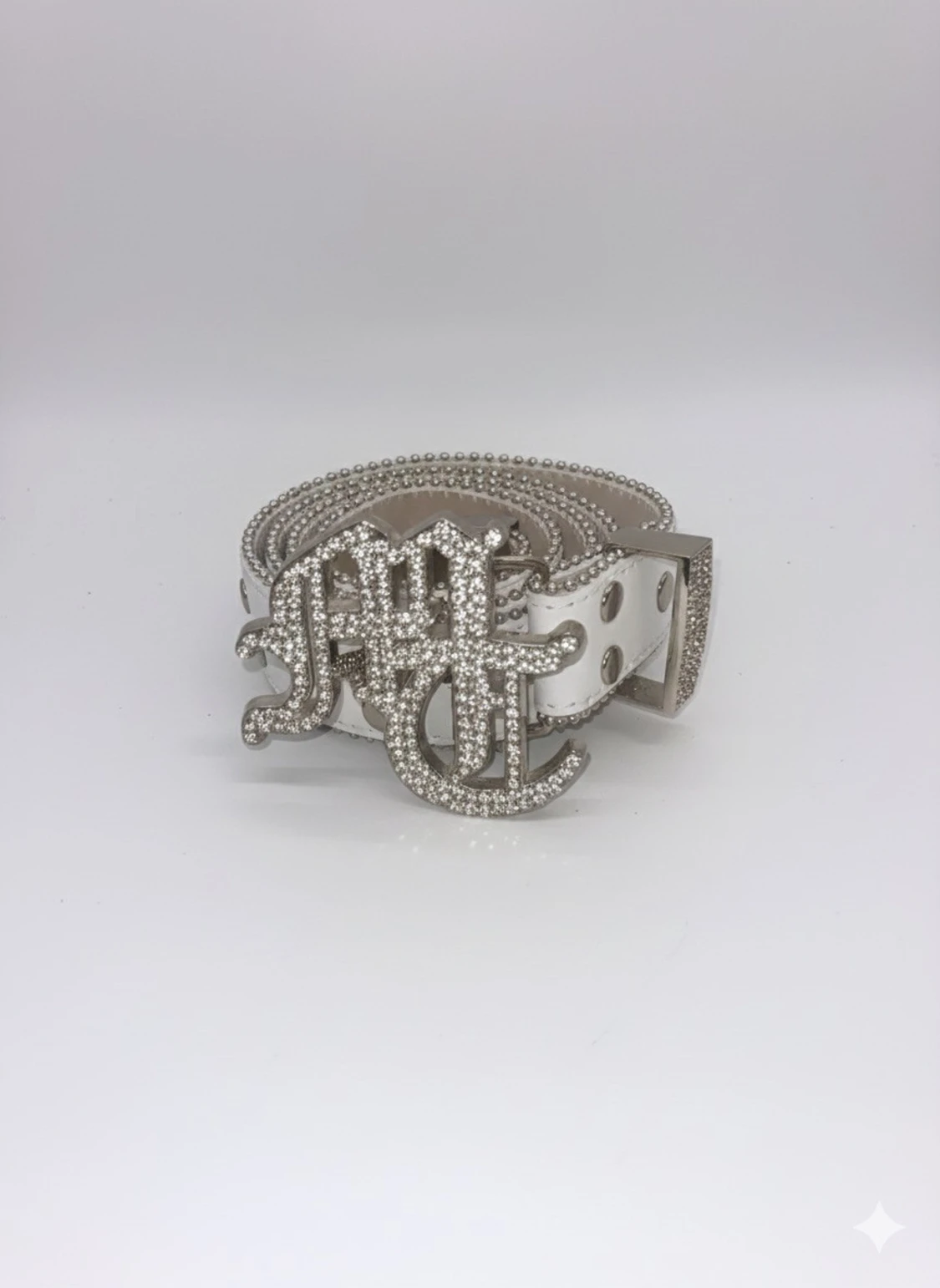 Tuttolente Vit glittrig skärp  - 1