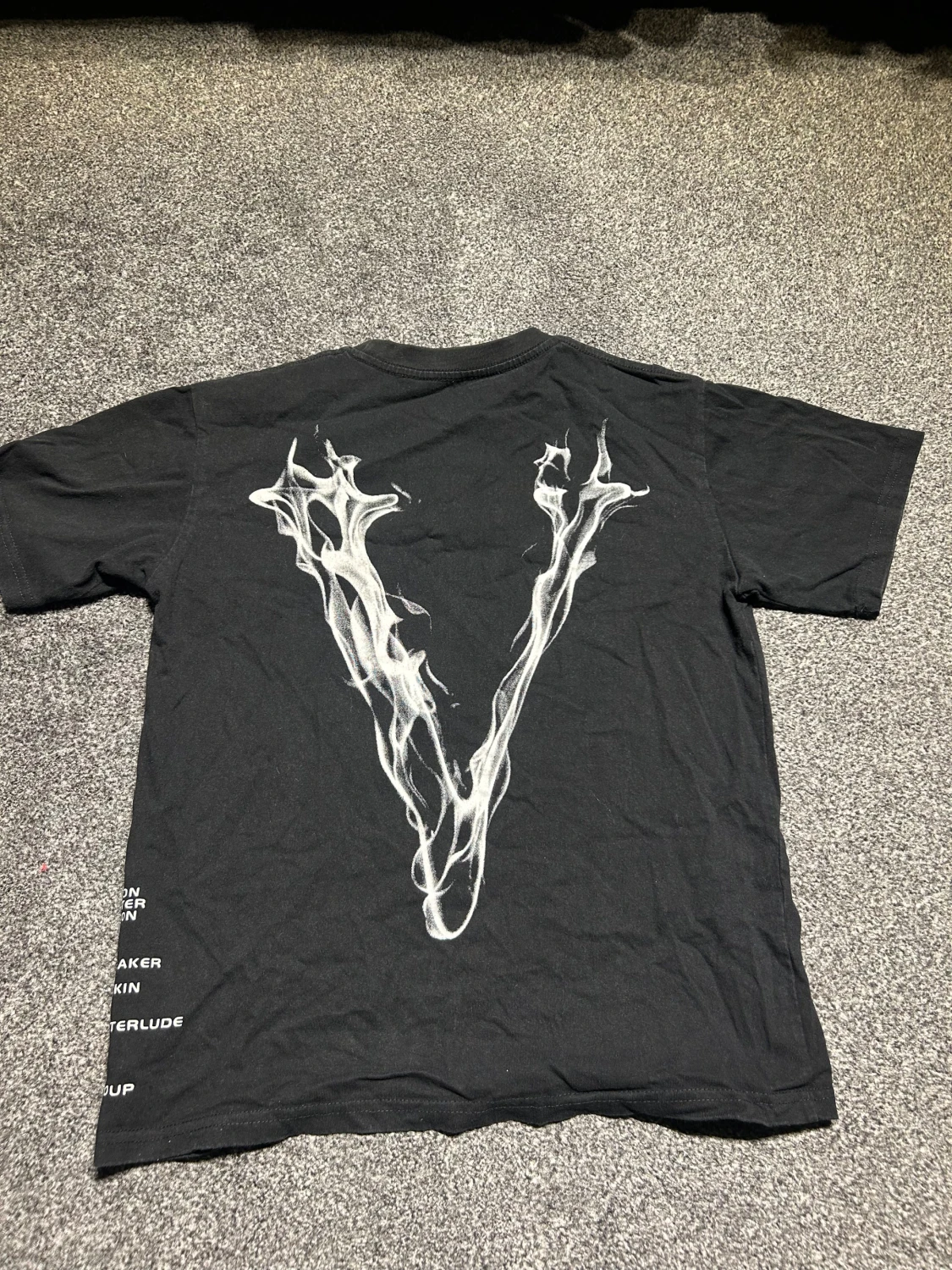 Pop Smoke x VLONE svart t-shirt - 1