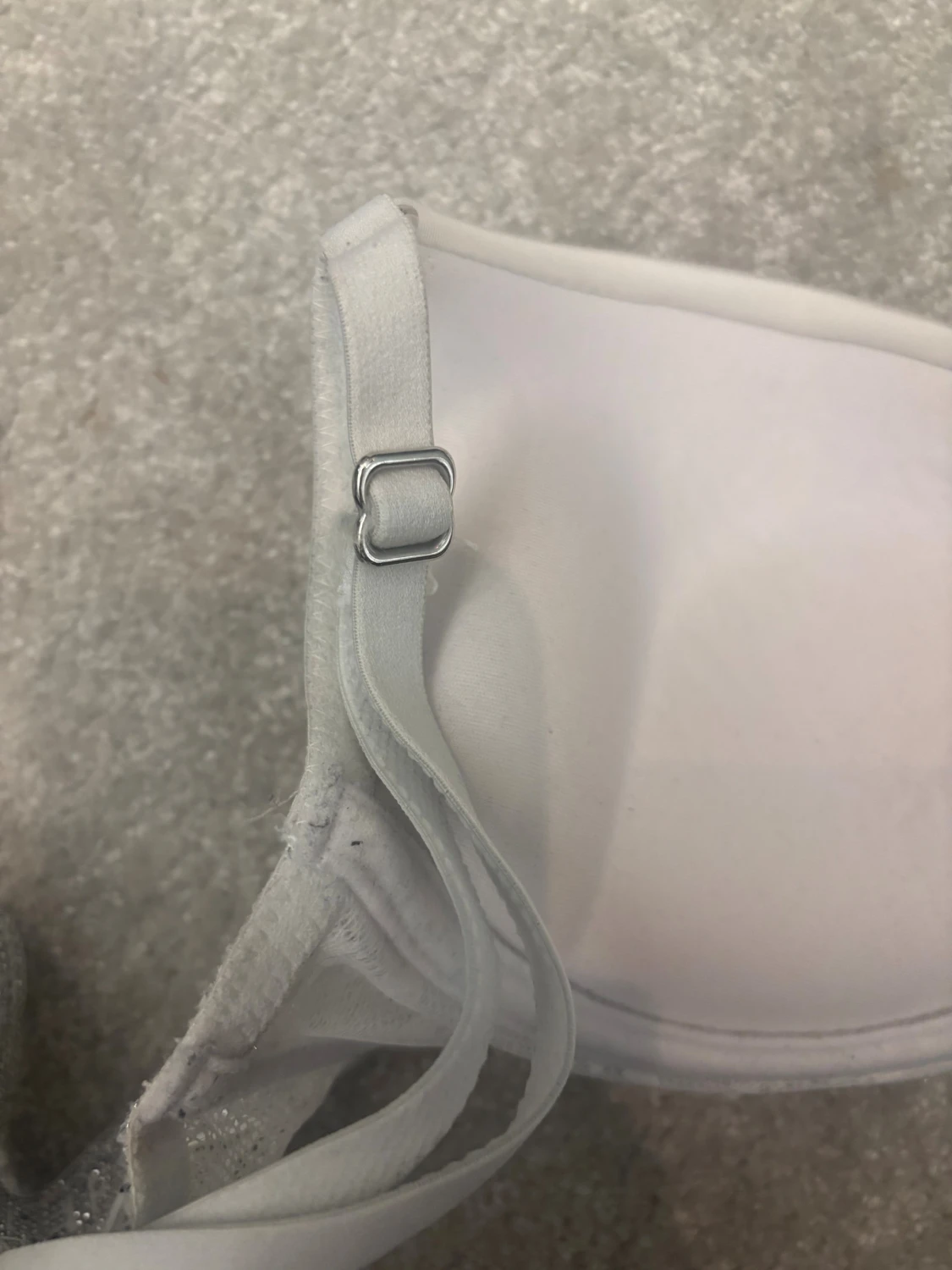 Vit bh med spets och strass från Censored - 3