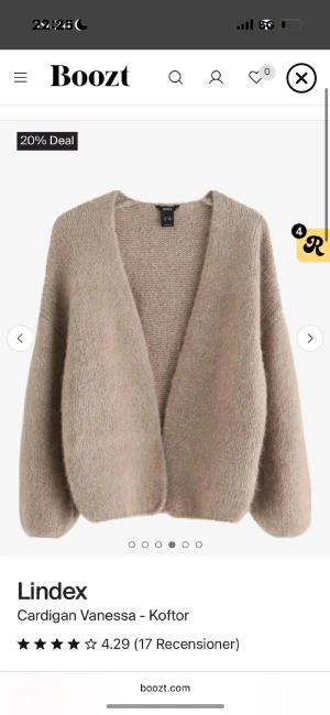 lindex kofta  - kom ej till andvändning 