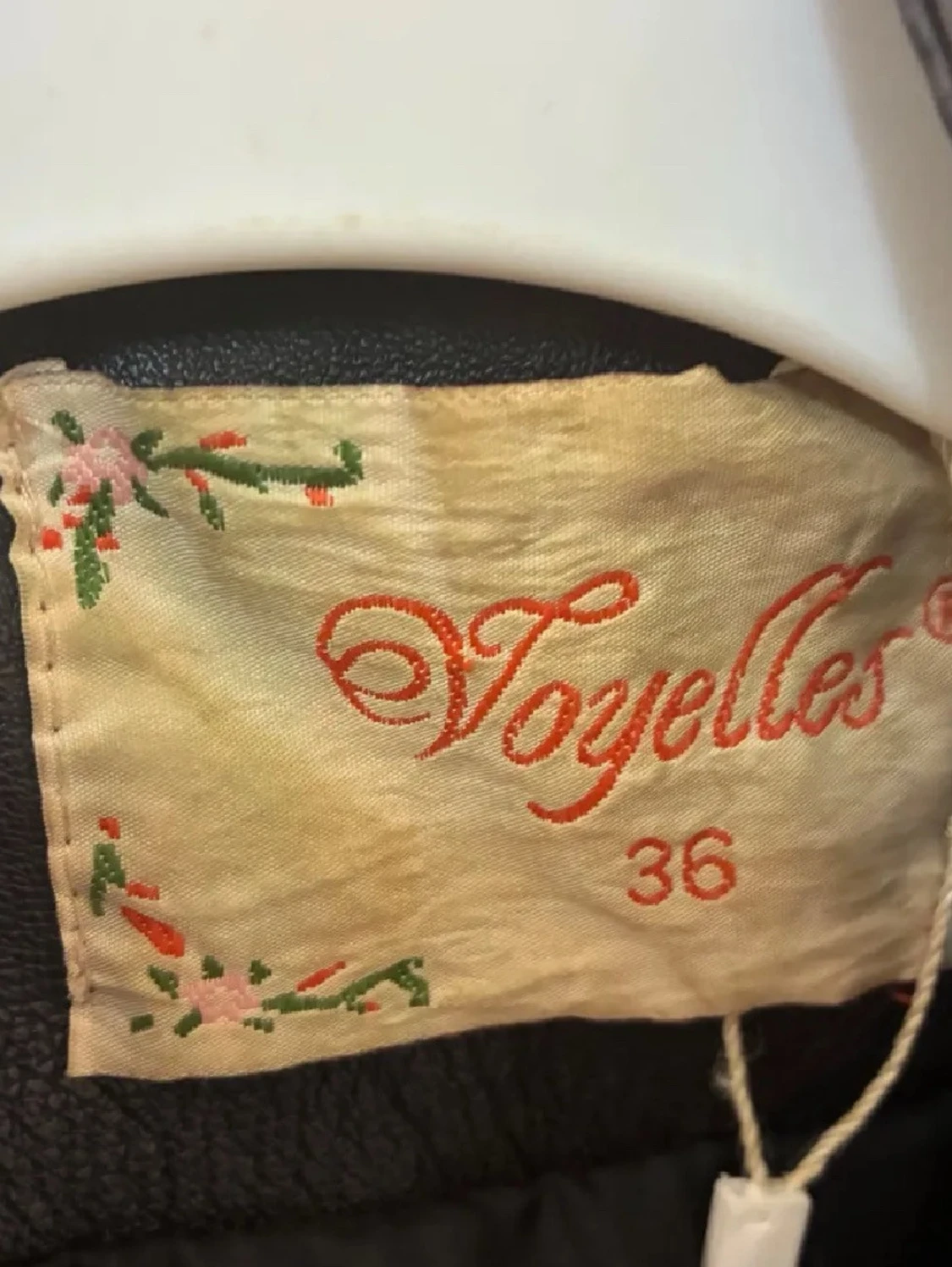 Svart skinnjacka från Voyelles - 2