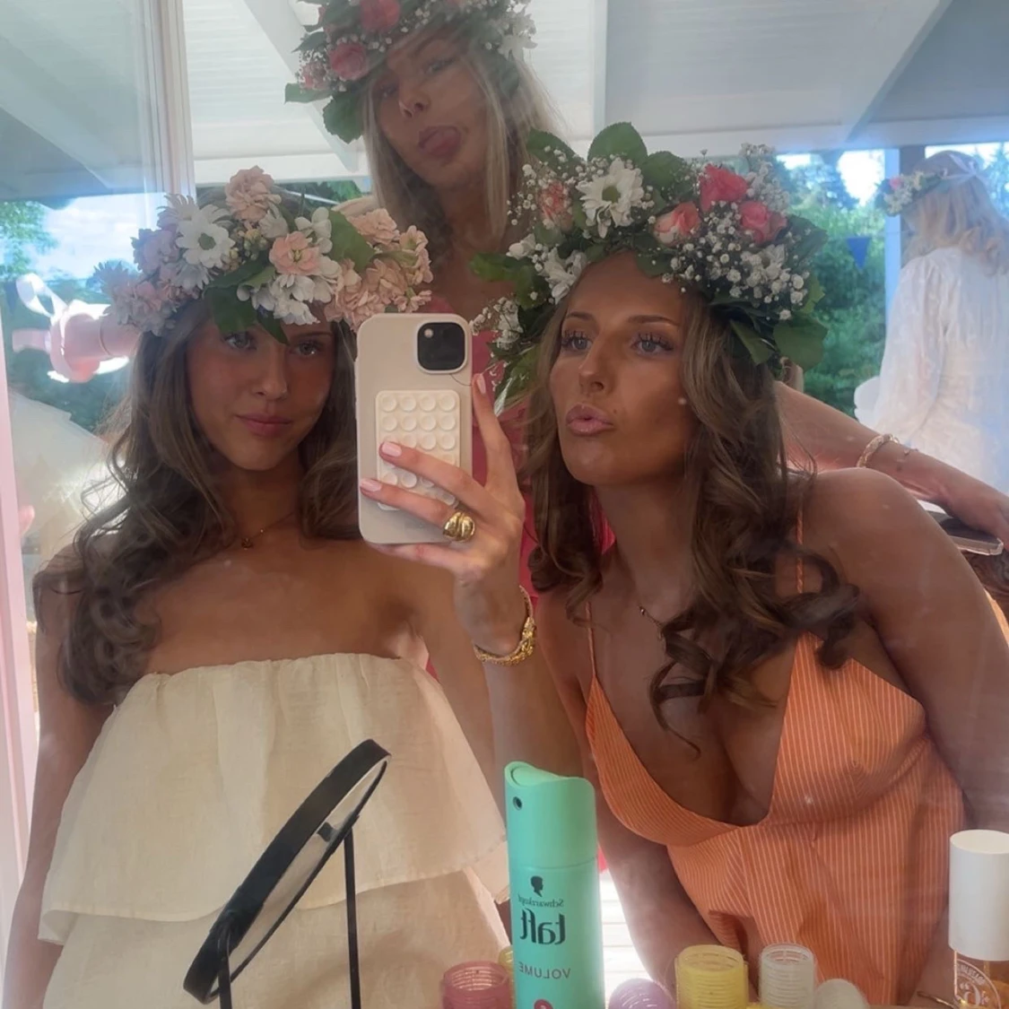 zara Persikofärgad kortklänning - 2