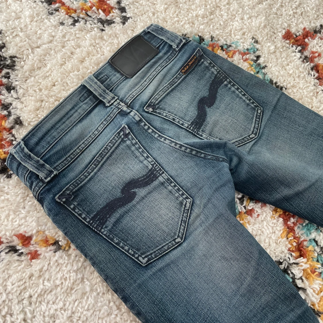 Nudie Jeans tighta blå jeans 24/30 - 2