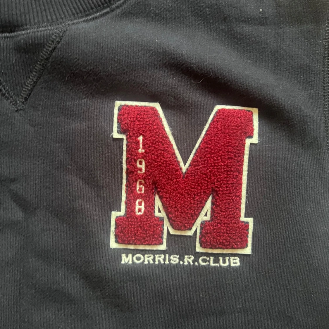 Mörkblå sweatshirt Morris R. Club S - 1