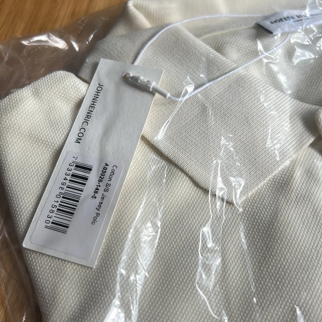 Vit pikétröja från John Henric - 3