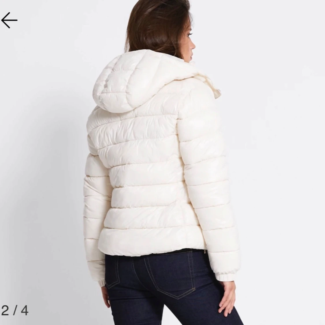 Vit pufferjacka - 1