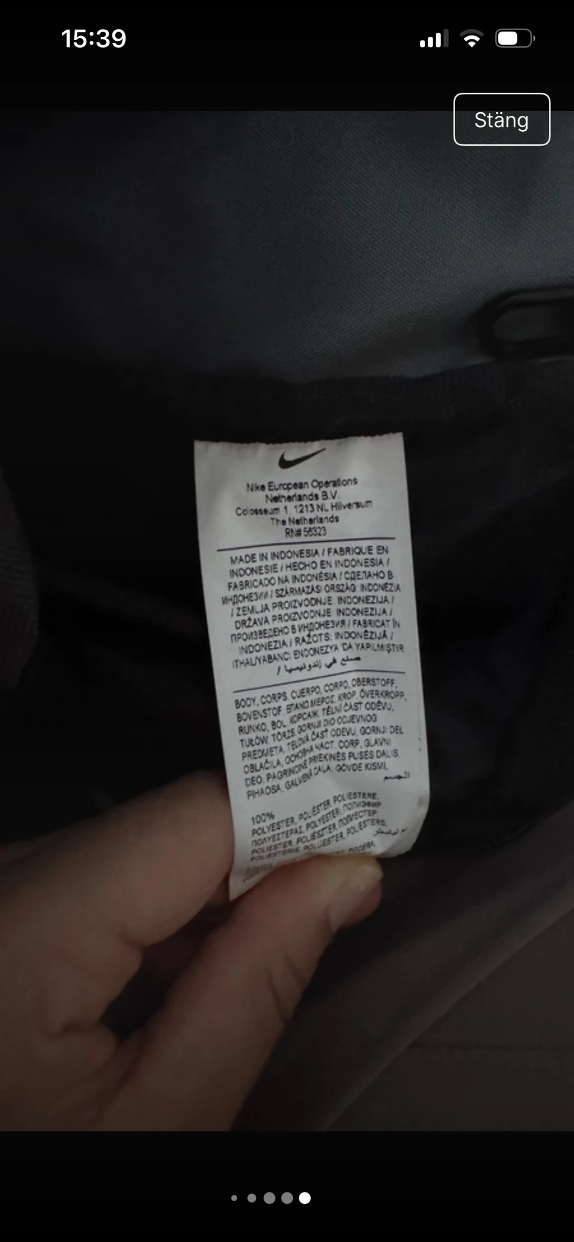 Svart träningsväska från Nike - 4