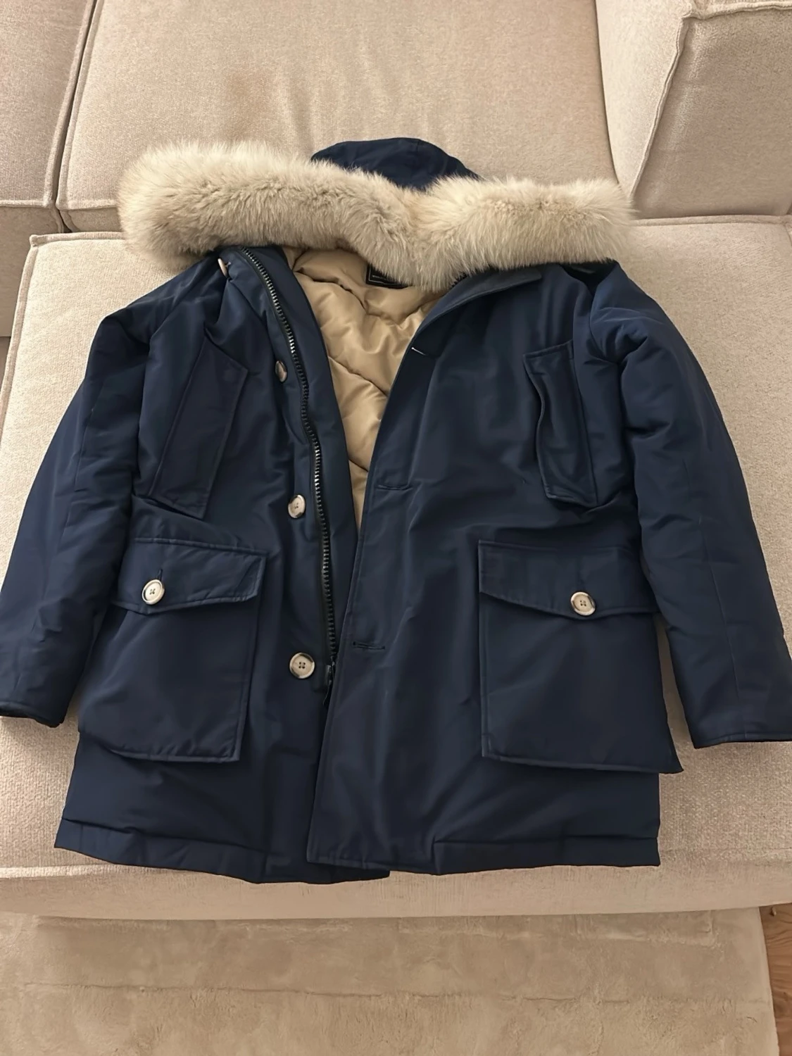 Mörkblå parkajacka från Woolrich - 3