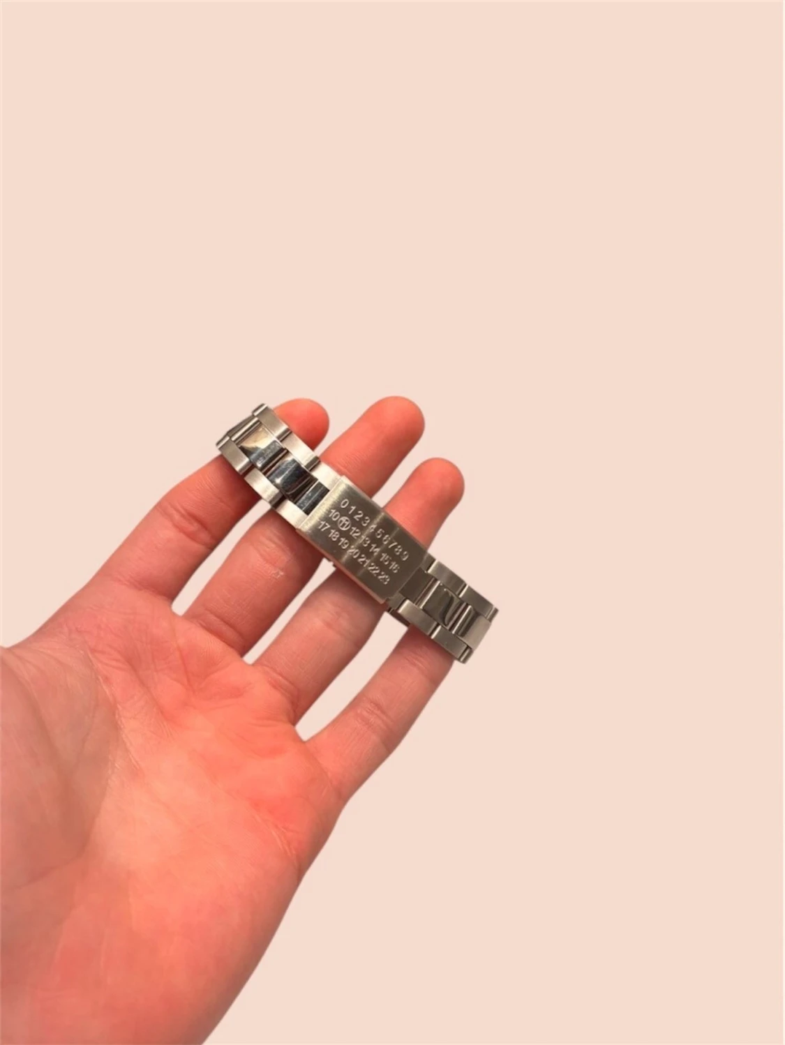 Maison Margiela silverfärgat armband - 2