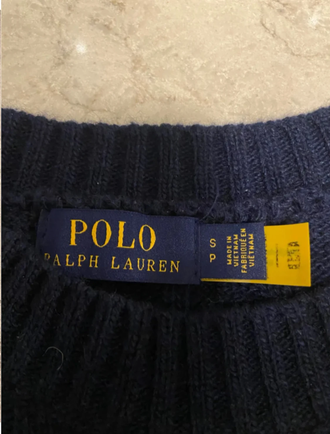 Marinblå stickad tröja Polo Ralph Lauren - 2
