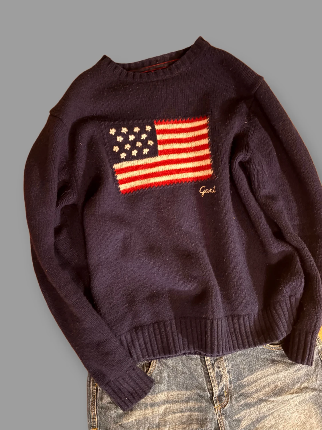 Gant American flag stickad tröja - 2