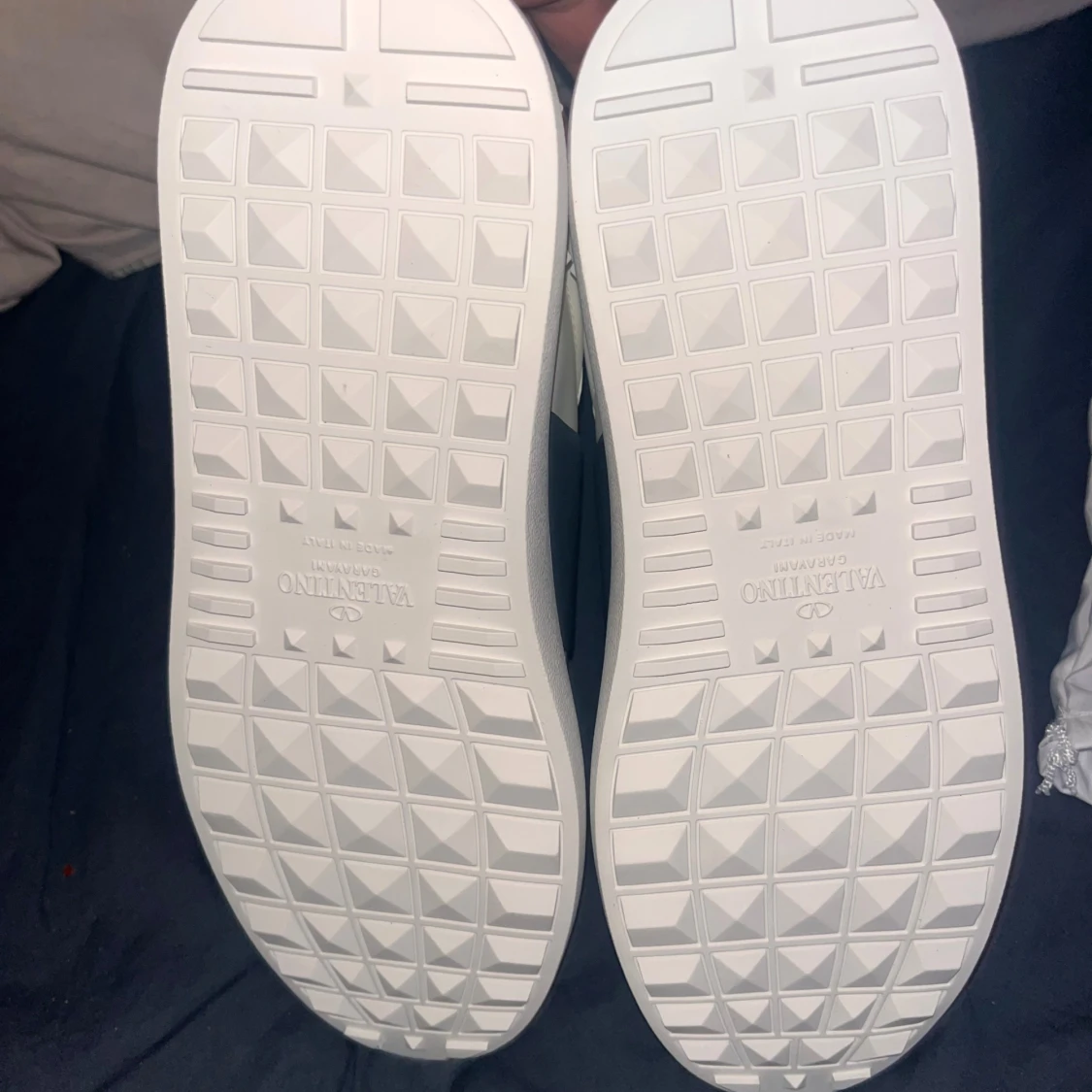 Valentino Garavani Open sneakers vit/blå - 4