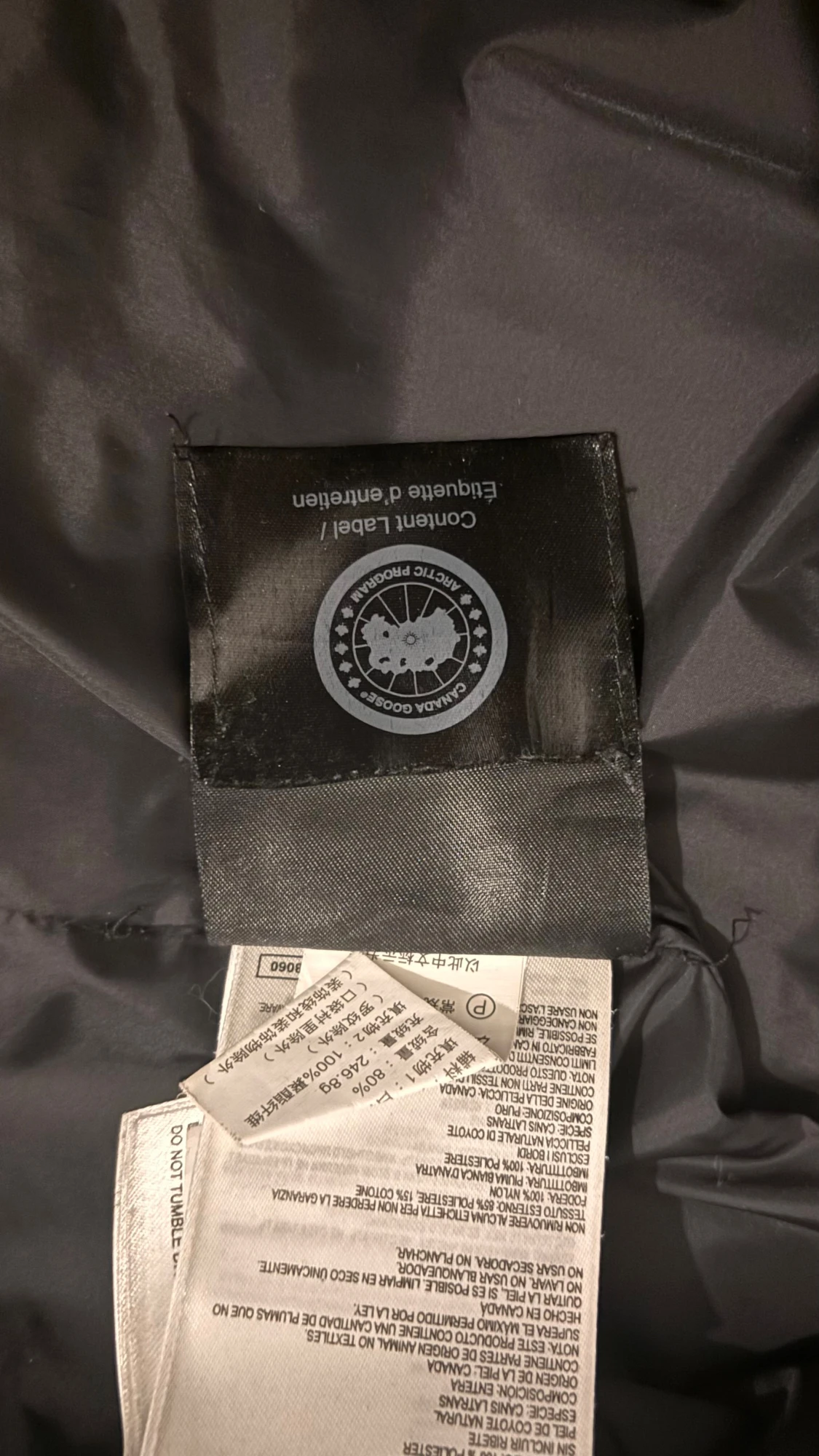 Grå pufferjacka från Canada Goose - 3