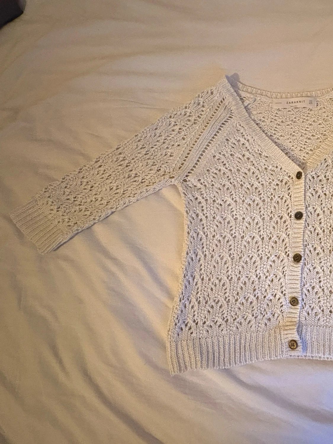 Fin mönserstickad kofta från Zara - 1