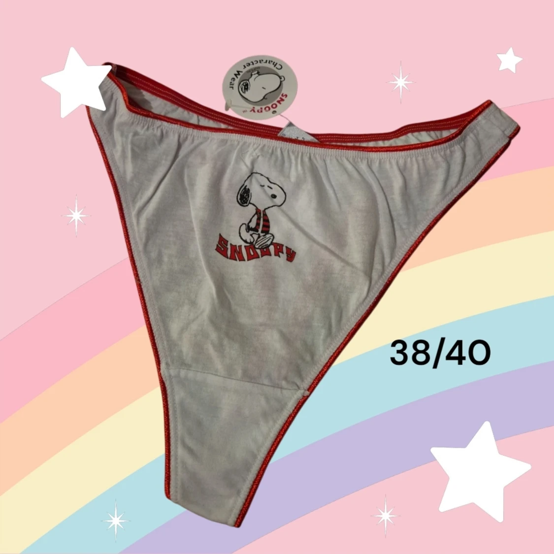 Snobben stringtrosa 38/40 - 1