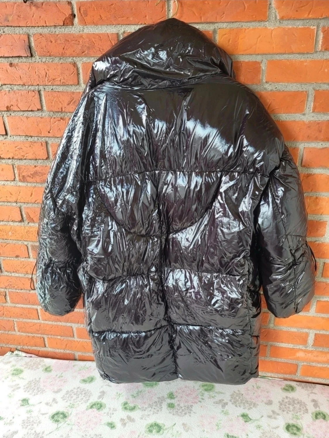 Svart pufferjacka från Sixth June S oversized  - 2