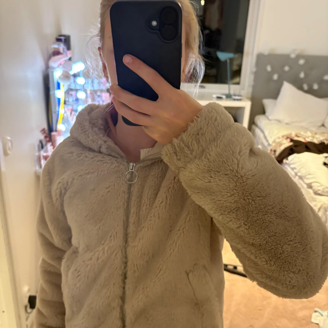 Fluffig päls jacka!❤️ - 3