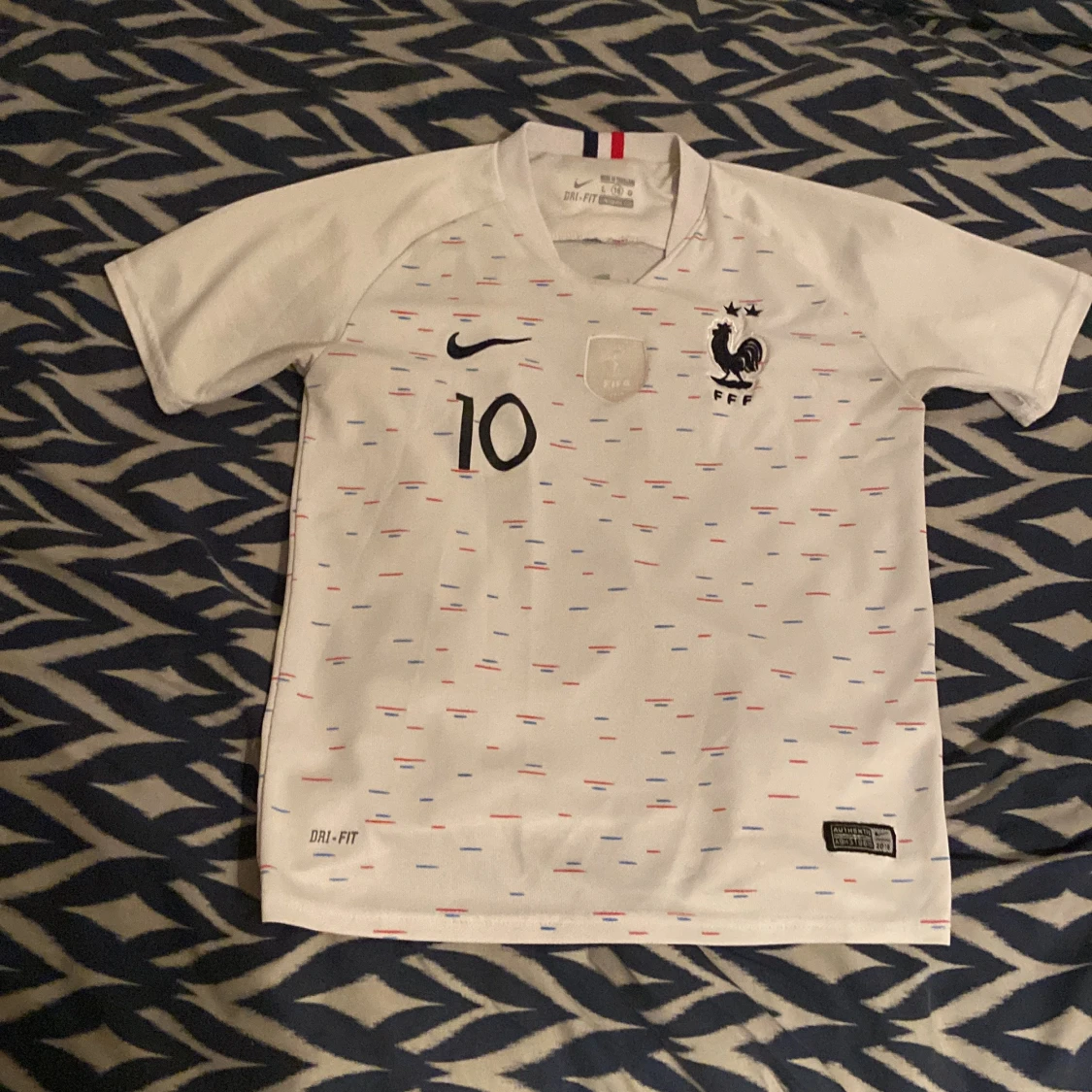 Frankrike Mbappé #10 Nike fotbollströja