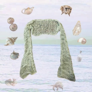 Ljusgrön stickad bolero - Oänvänd, och ny, storlek L men passar mer som en M. Stretchy mjukt material!