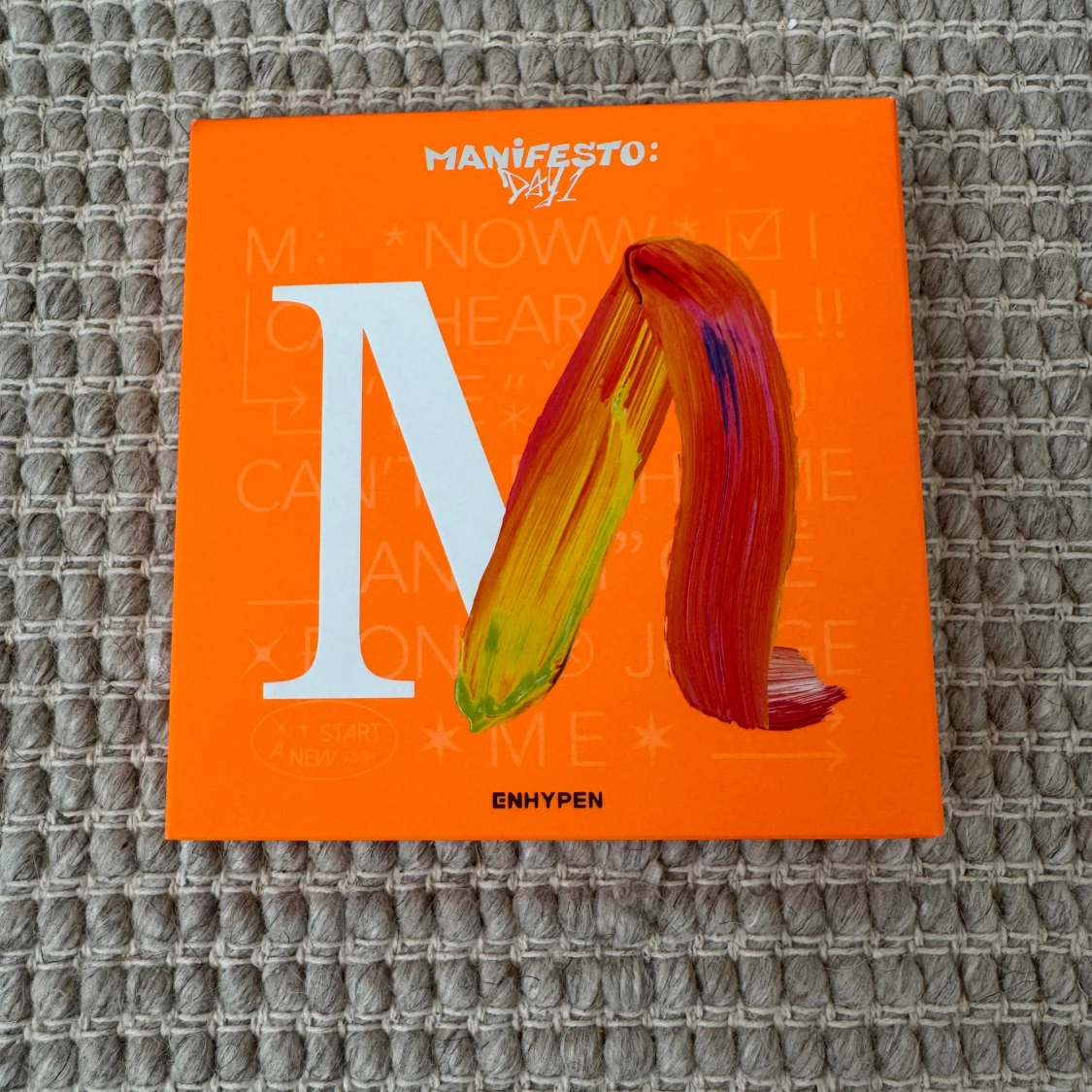 Manifesto Day1 Enhypen album