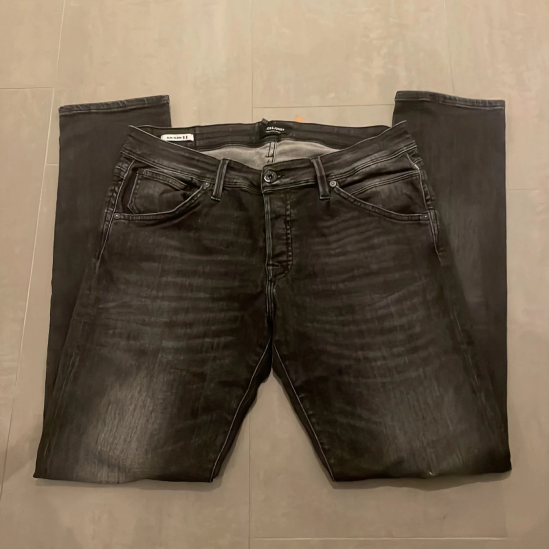 Svarta slim jeans Slim/Glenn - 90