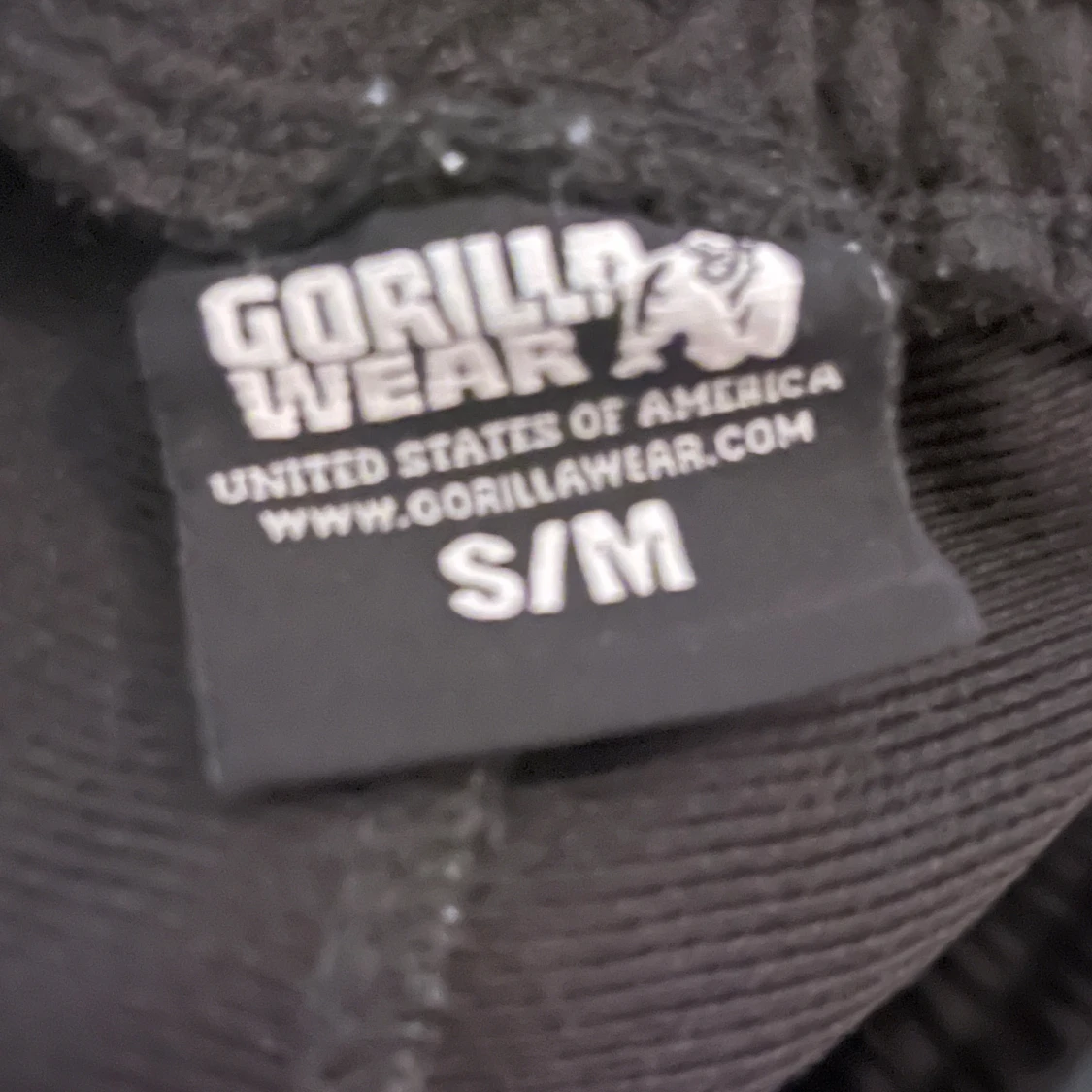 Svarta mjukisbyxor Gorilla Wear S/M - 1