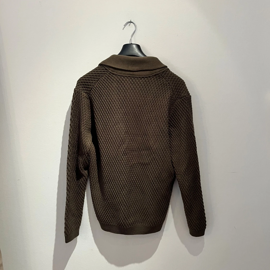 Militärgrön stickad kofta från ASOS - 1