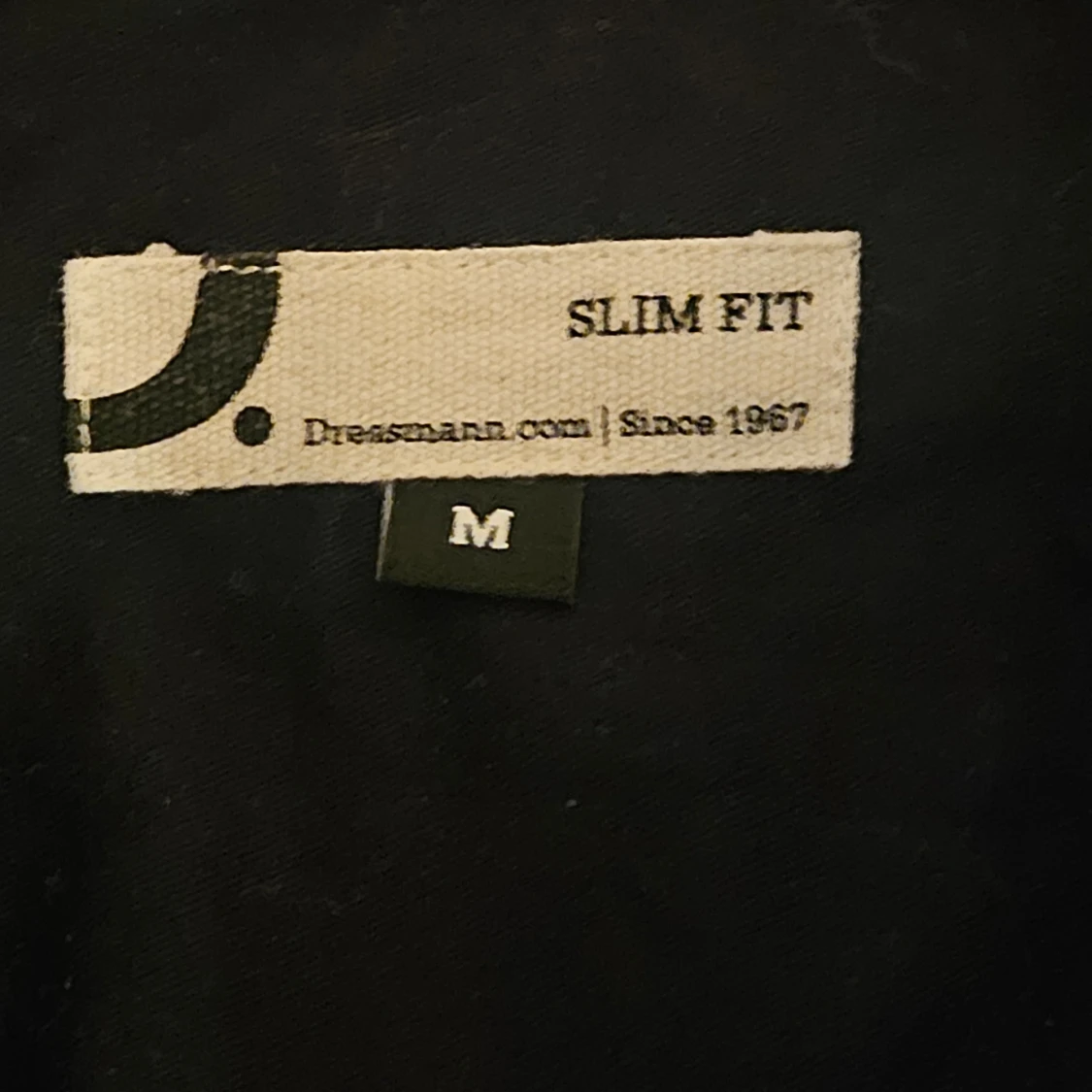 Svart skjorta från Dressmann Slim Fit - 2