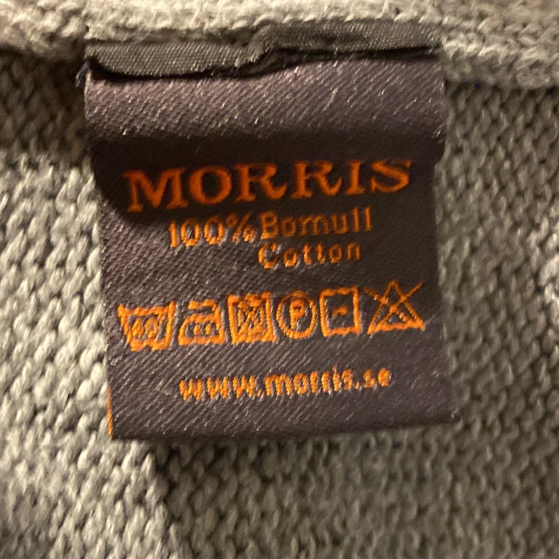 Grå stickad tröja Morris 1968 M - 3