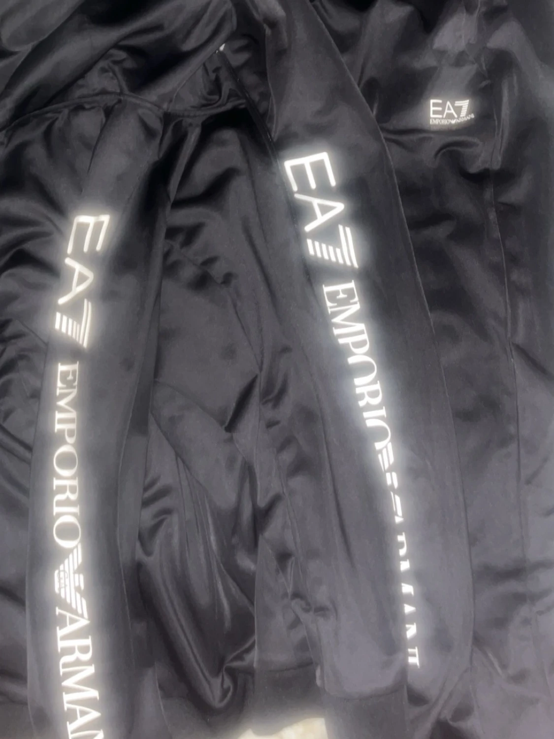 Svart EA7 Emporio Armani mjukisdress