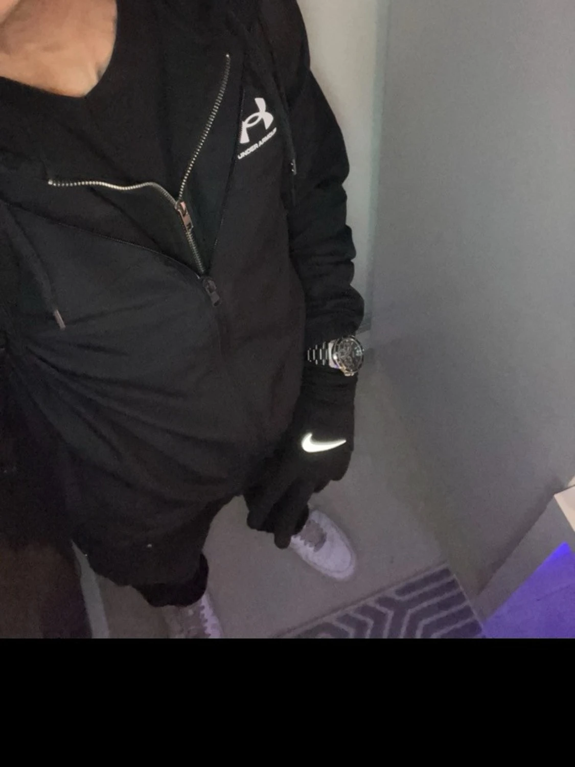 Svart vindjacka från Under Armour - 4