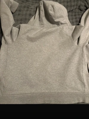 Grå hoodie från Lacoste - Snygg grå hoodie från Lacoste med den klassiska gröna krokodilloggan broderad på bröstet. Hoodien har en mjuk och skön bomullsblandning, huva och ribbade muddar. Perfekt för en chill och stilren look.