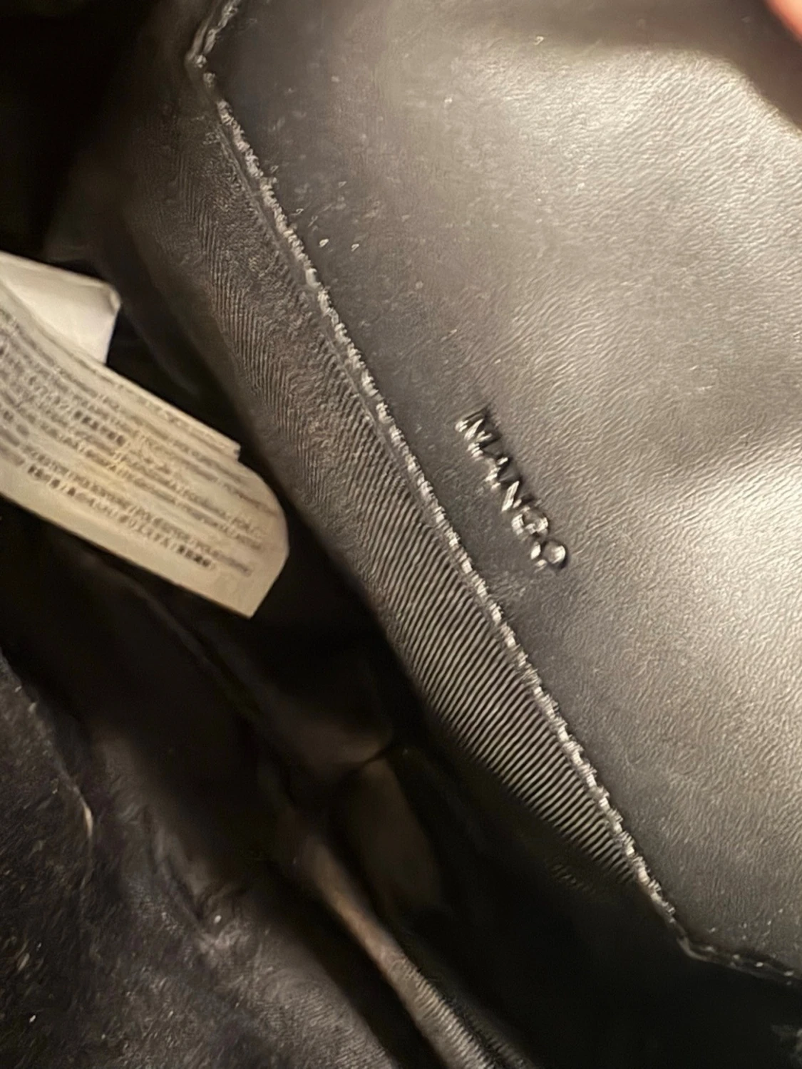 Beige handväska med ormmönster - 3