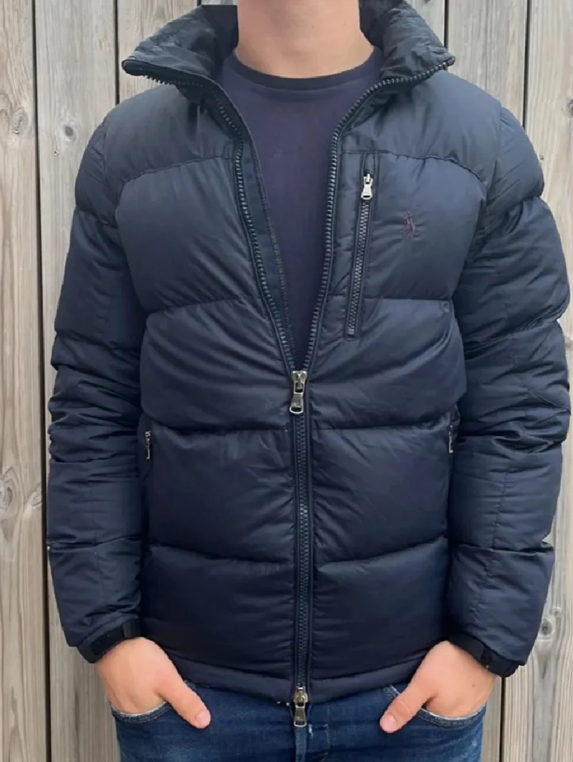 Mörkblå puffer från Ralph Lauren .🙌🤩 - 1