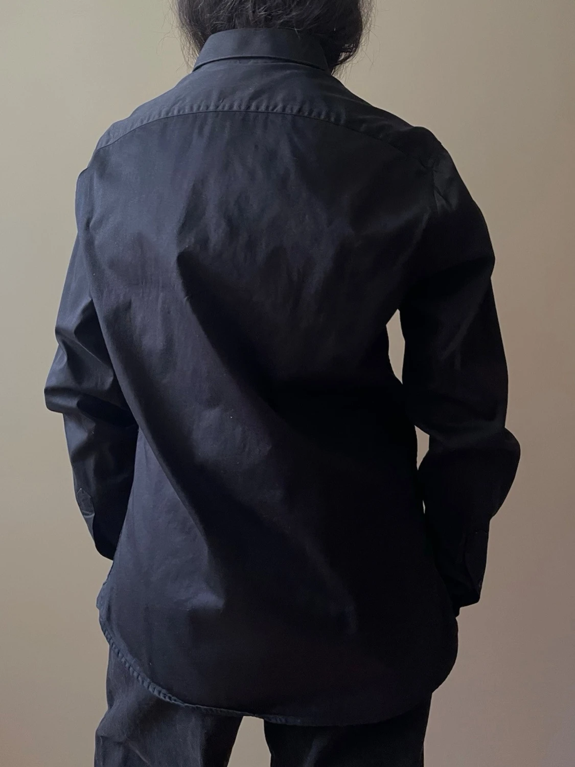 Vintage Black Cotton Emmanuelle Khanh Shirt - 2