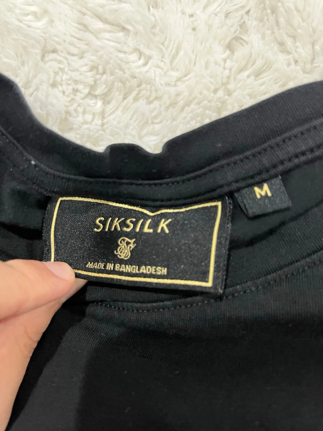 Svart t-shirt från SikSilk, storlek M - 1