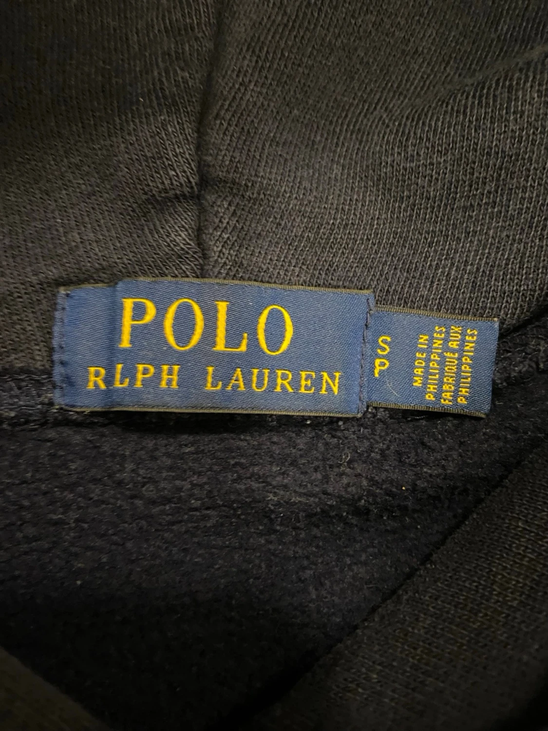 Marinblå Ralph Lauren hoodie S - 2