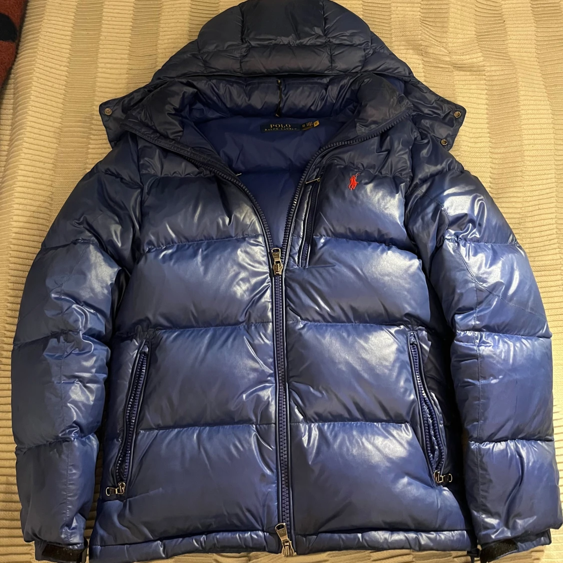 Blå dunjacka Polo Ralph Lauren XS