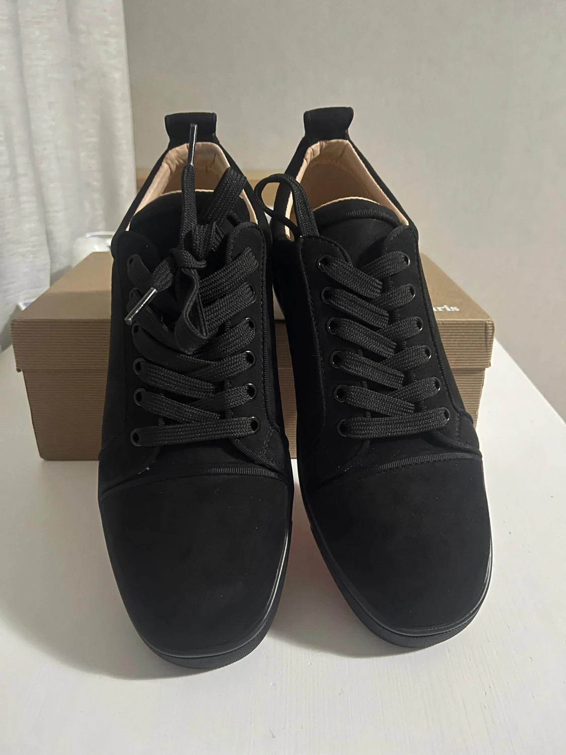 Christian Louboutin svarta sneakers - 4