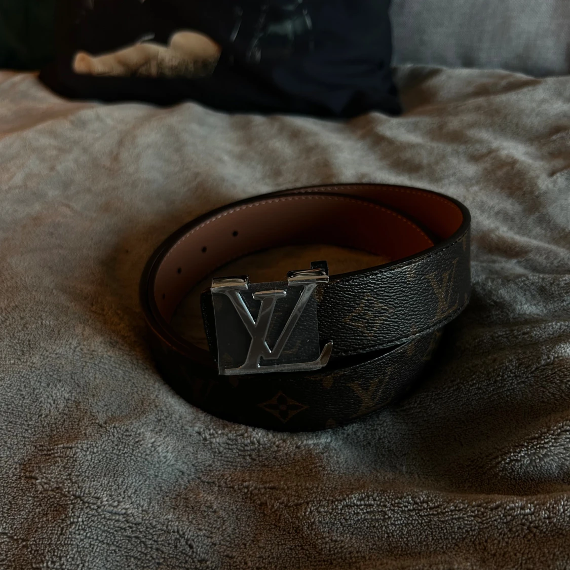 Louis Vuitton monogram bälte brun Helt nytt