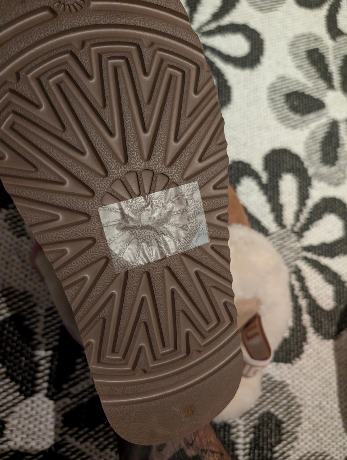 UGG mocka slip-in med päls - 2