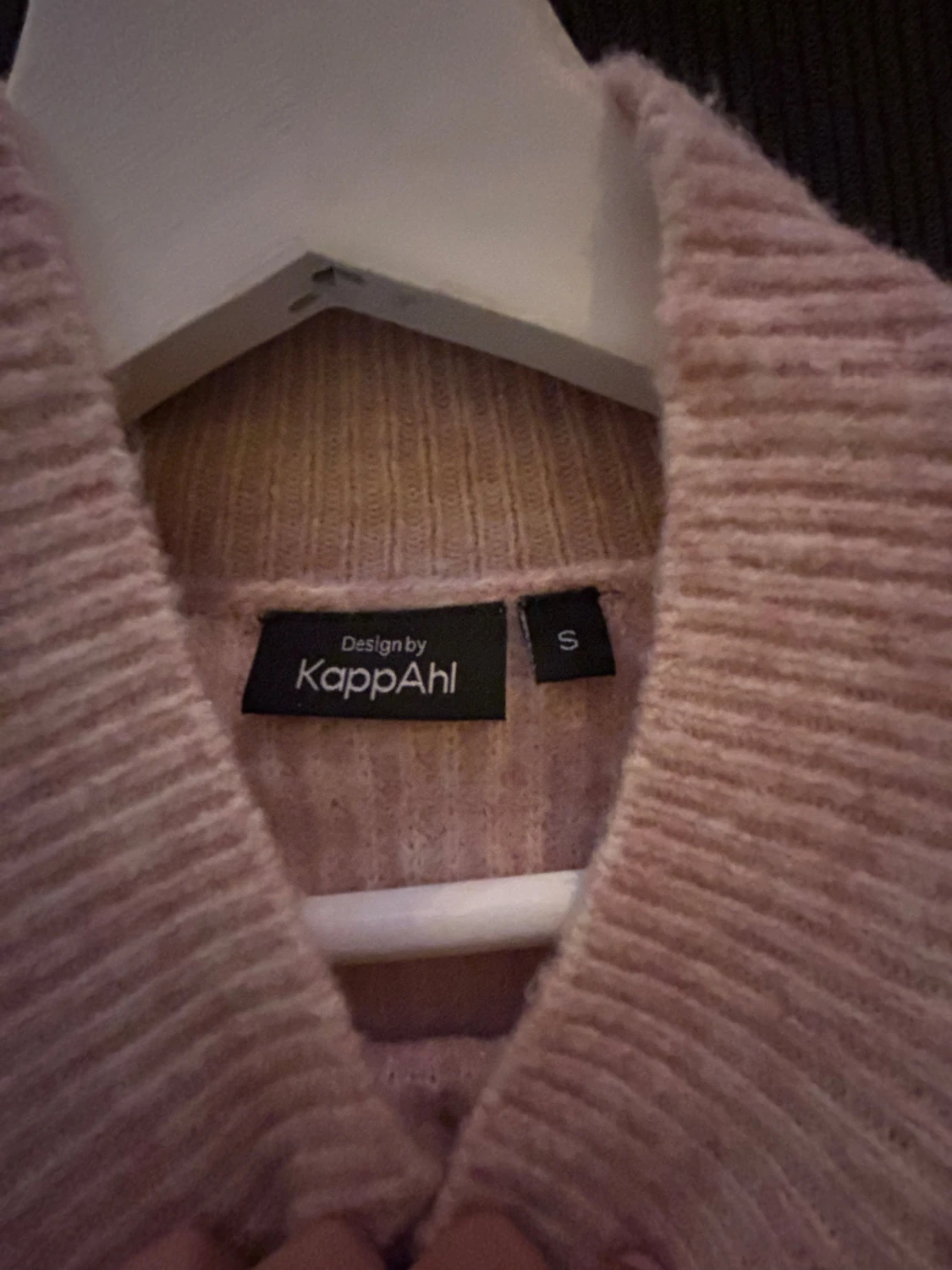 Ljusrosa stickad tröja KappAhl S - 1